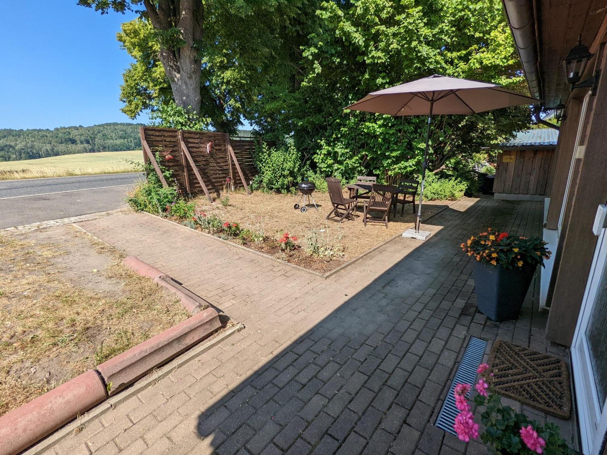 W5 - Urlaubsmagie - Wohnung Mit Grill, Terrasse & Pool Lichtenhain  Экстерьер фото