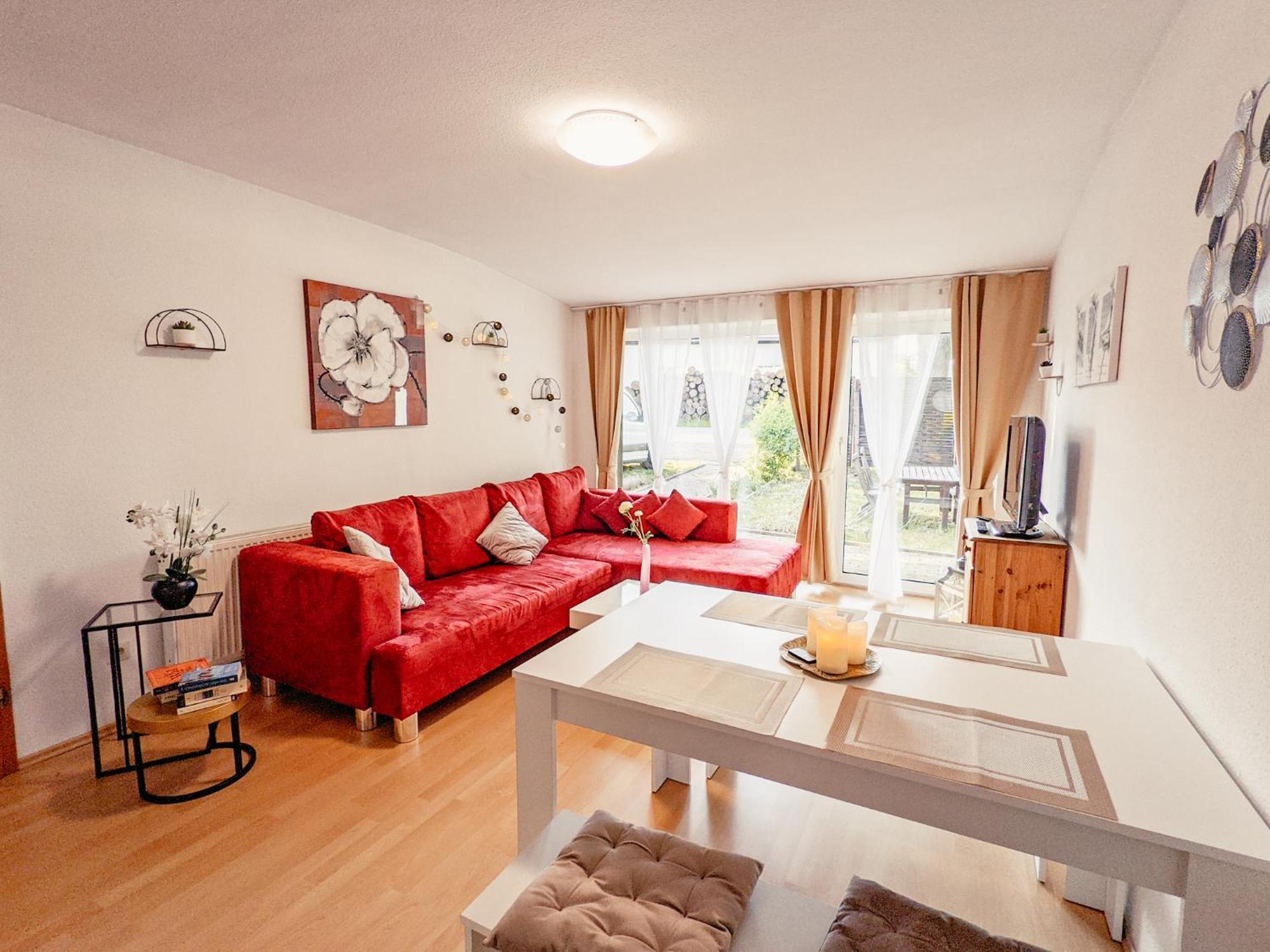 W5 - Urlaubsmagie - Wohnung Mit Grill, Terrasse & Pool Lichtenhain  Экстерьер фото